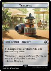 Treasure (0002) // Dinosaur (0001) Double-Sided Token [Jurassic World Collection Tokens] | Pegasus Games WI