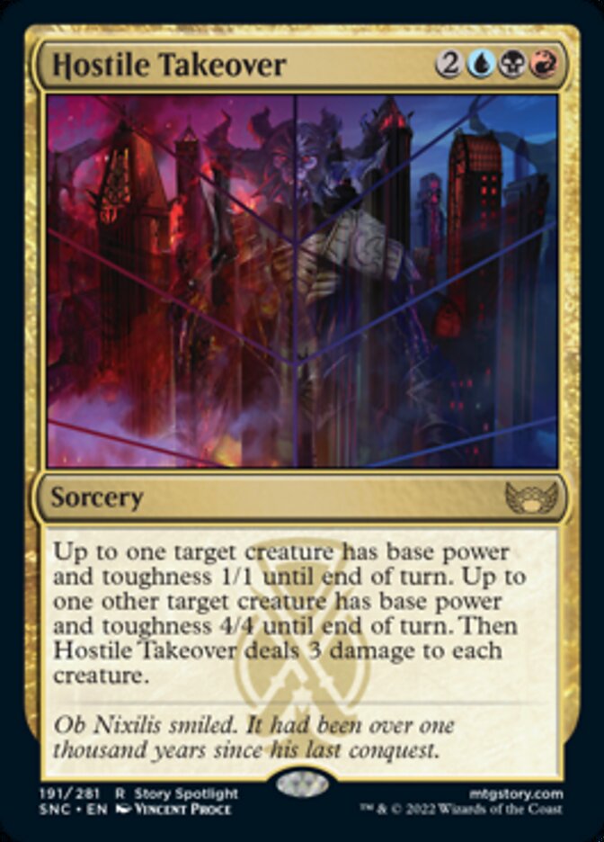 Hostile Takeover [Streets of New Capenna] | Pegasus Games WI