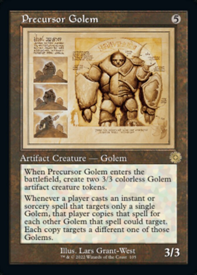 Precursor Golem (Retro Schematic) [The Brothers' War Retro Artifacts] | Pegasus Games WI