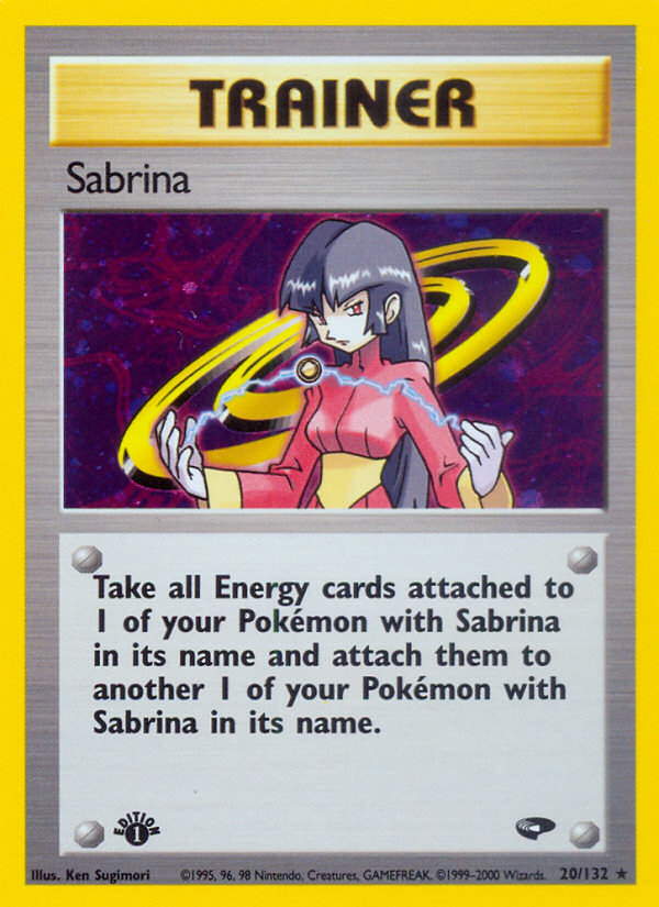 Sabrina (20/132) [Gym Challenge 1st Edition] | Pegasus Games WI