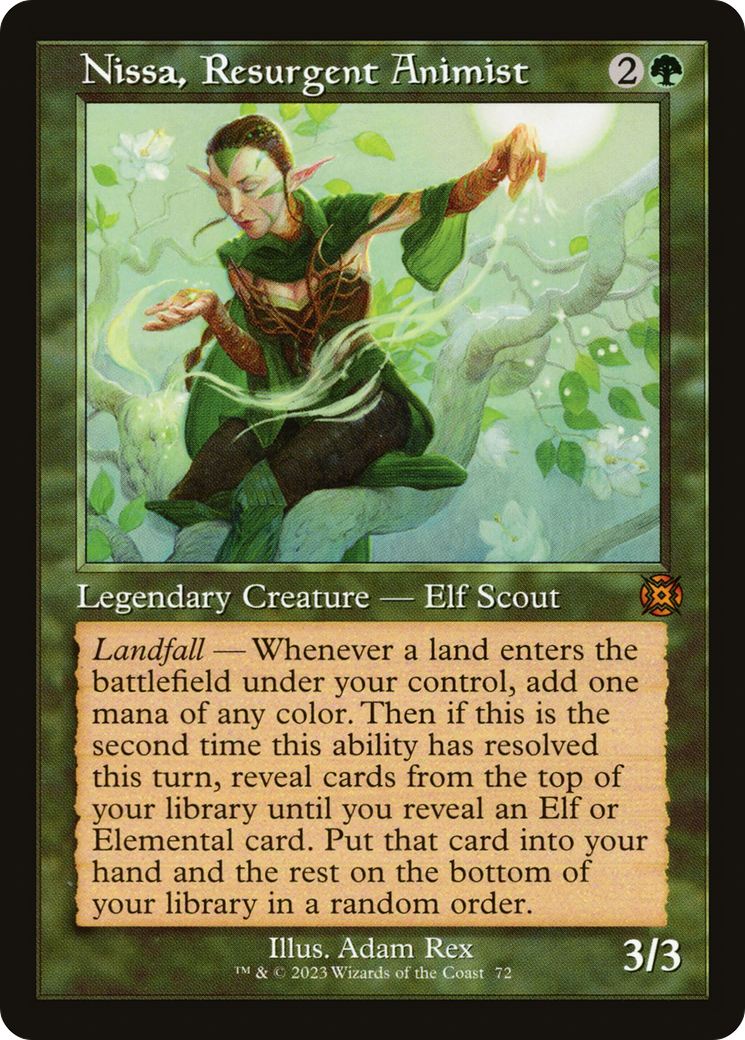 Nissa, Resurgent Animist (Retro) [March of the Machine: The Aftermath] | Pegasus Games WI