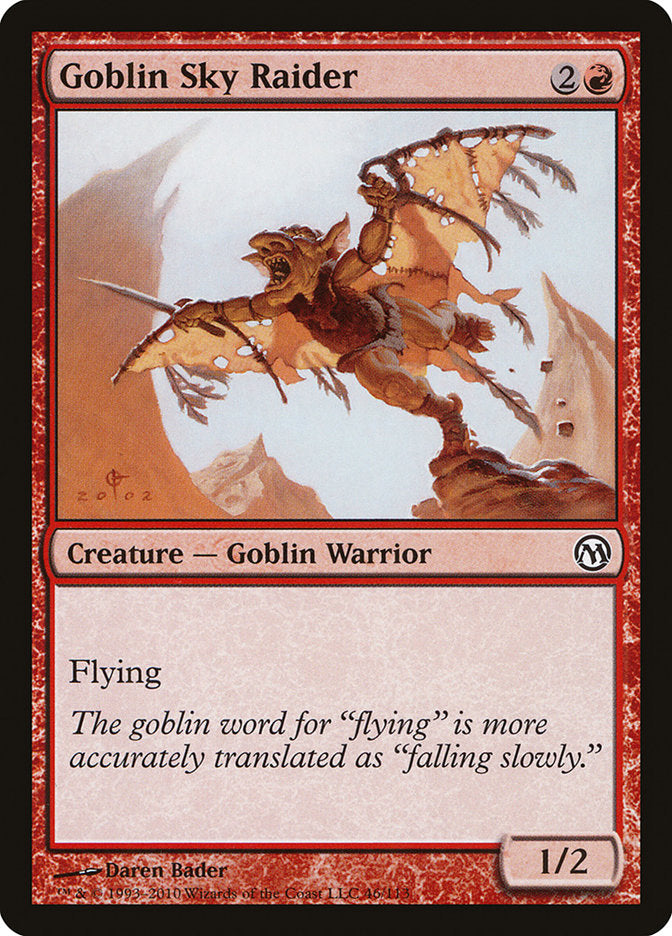 Goblin Sky Raider [Duels of the Planeswalkers] | Pegasus Games WI