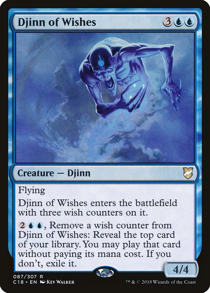 Djinn of Wishes [Commander 2018] | Pegasus Games WI