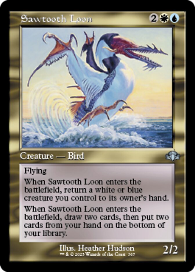 Sawtooth Loon (Retro) [Dominaria Remastered] | Pegasus Games WI