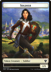 Human Soldier (005) // Drake Double-Sided Token [Commander 2020 Tokens] | Pegasus Games WI