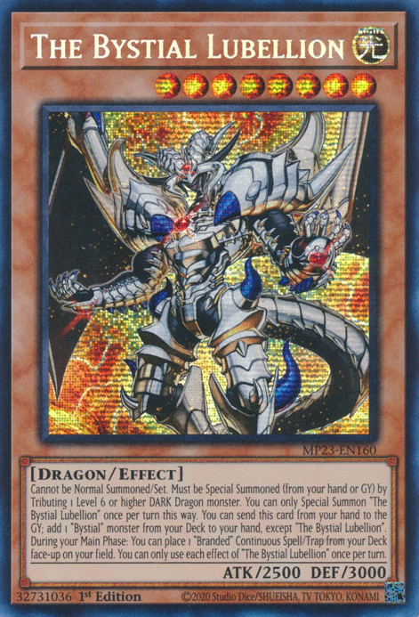 The Bystial Lubellion [MP23-EN160] Prismatic Secret Rare | Pegasus Games WI