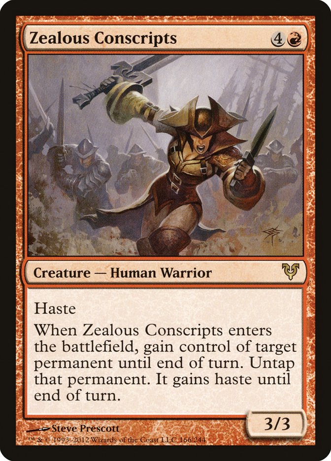 Zealous Conscripts [Avacyn Restored] | Pegasus Games WI
