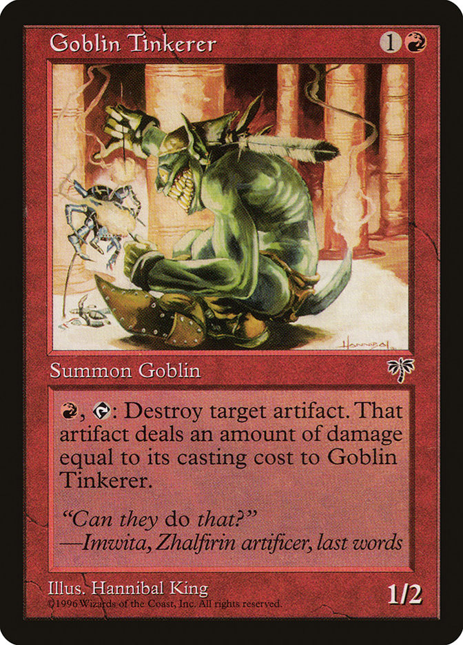 Goblin Tinkerer [Mirage] | Pegasus Games WI