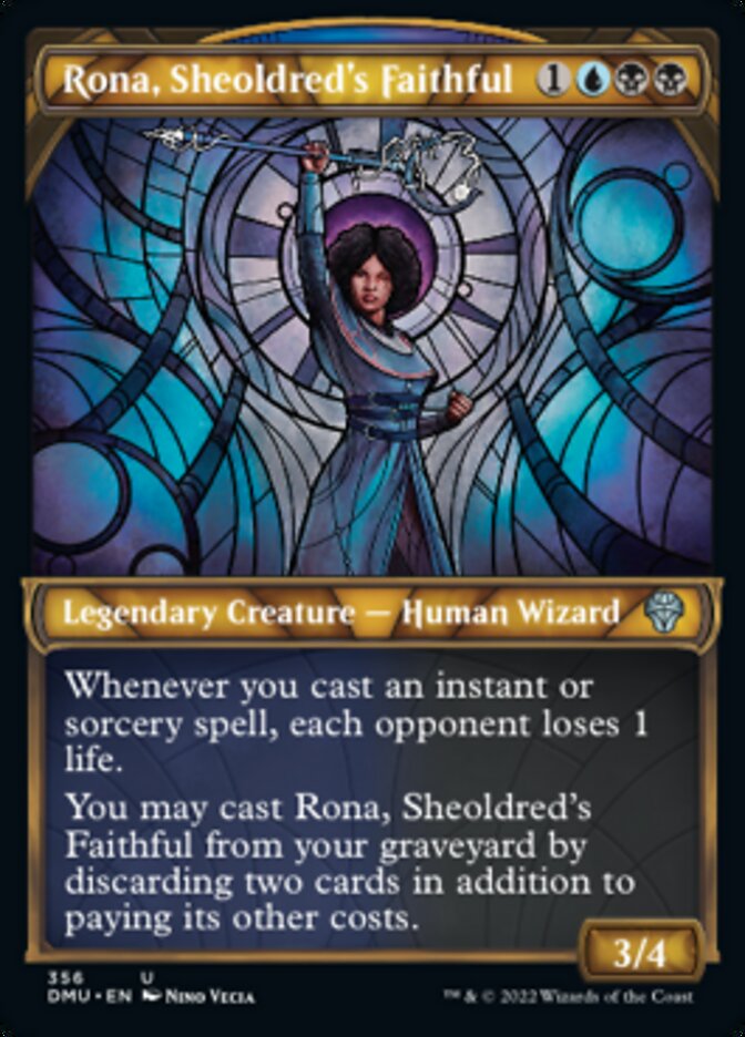 Rona, Sheoldred's Faithful (Showcase Textured) [Dominaria United] | Pegasus Games WI