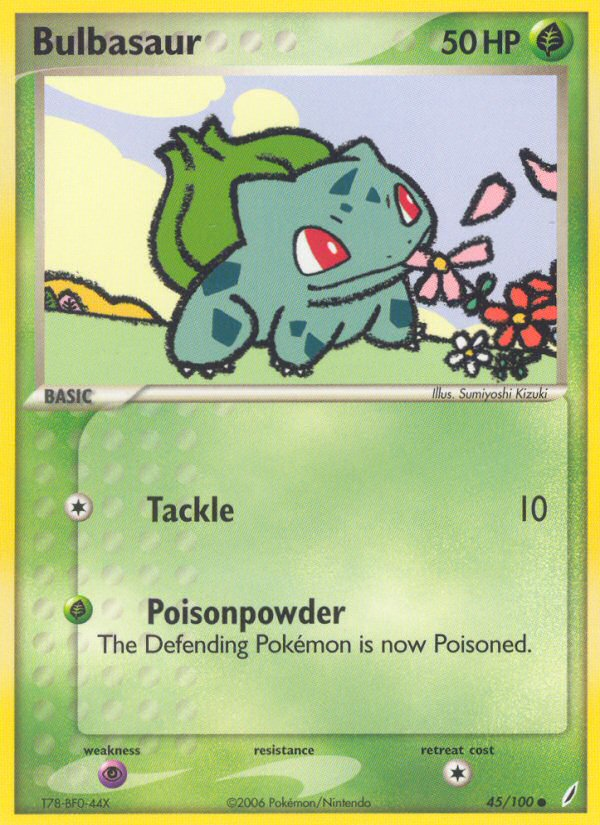 Bulbasaur (45/100) [EX: Crystal Guardians] | Pegasus Games WI