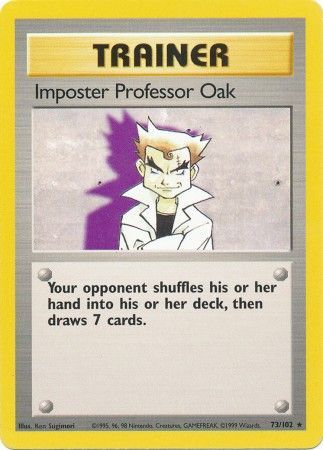 Imposter Professor Oak (73/102) [Base Set Unlimited] | Pegasus Games WI