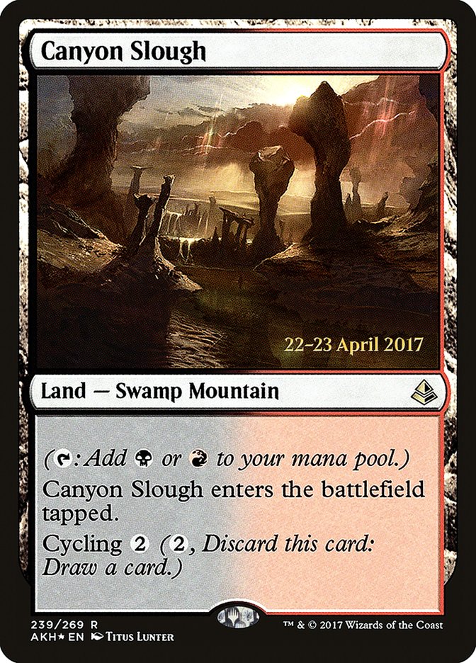 Canyon Slough [Amonkhet Prerelease Promos] | Pegasus Games WI