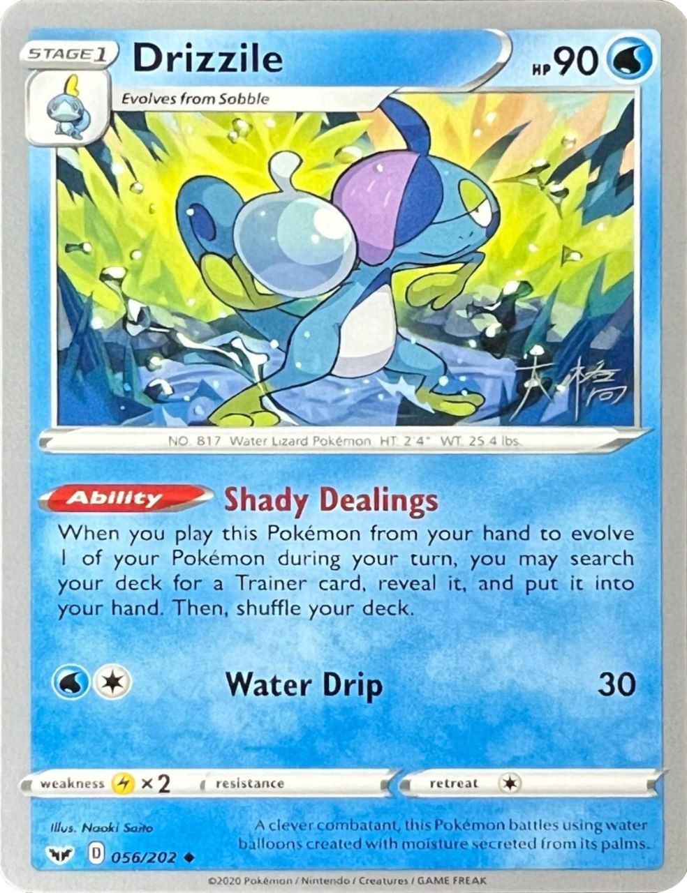 Drizzile (056/202) (Ice Rider Palkia - Rikuto Ohashi) [World Championships 2022] | Pegasus Games WI