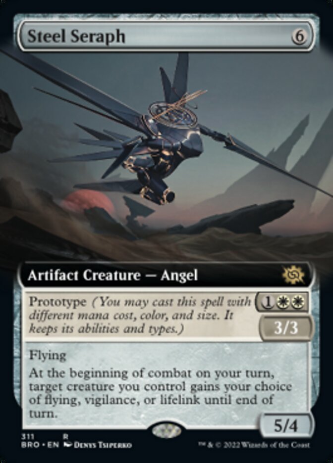 Steel Seraph (Extended Art) [The Brothers' War] | Pegasus Games WI