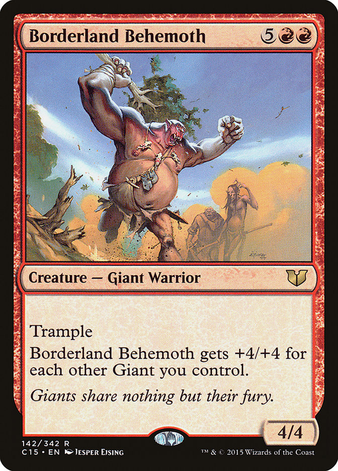 Borderland Behemoth [Commander 2015] | Pegasus Games WI