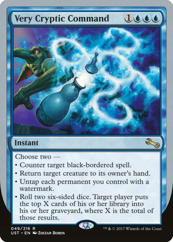 Very Cryptic Command (Counter) [Unstable] | Pegasus Games WI