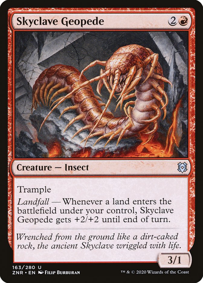 Skyclave Geopede [Zendikar Rising] | Pegasus Games WI