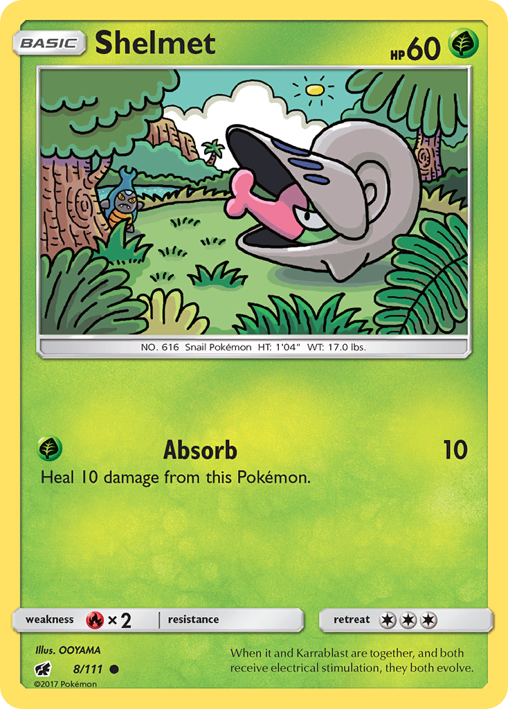 Shelmet (8/111) [Sun & Moon: Crimson Invasion] | Pegasus Games WI