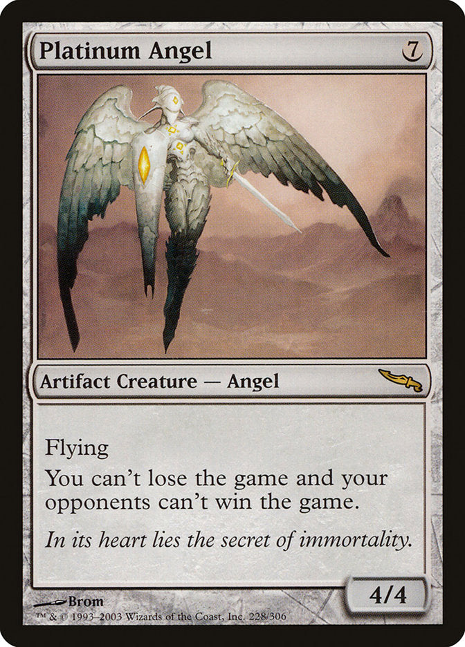 Platinum Angel [Mirrodin] | Pegasus Games WI