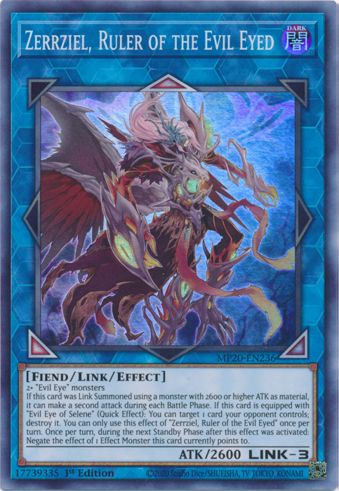 Zerrziel, Ruler of the Evil Eyed [MP20-EN236] Super Rare | Pegasus Games WI