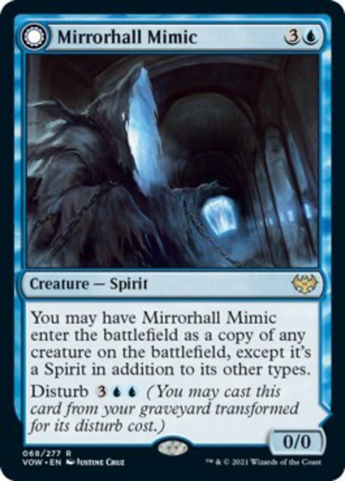 Mirrorhall Mimic // Ghastly Mimicry [Innistrad: Crimson Vow] | Pegasus Games WI