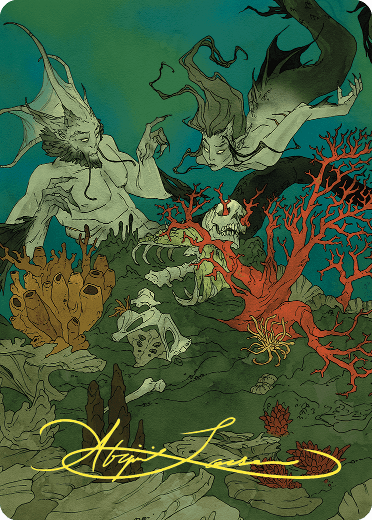 Curiosity Art Card (Gold-Stamped Signature) [Wilds of Eldraine Art Series] | Pegasus Games WI