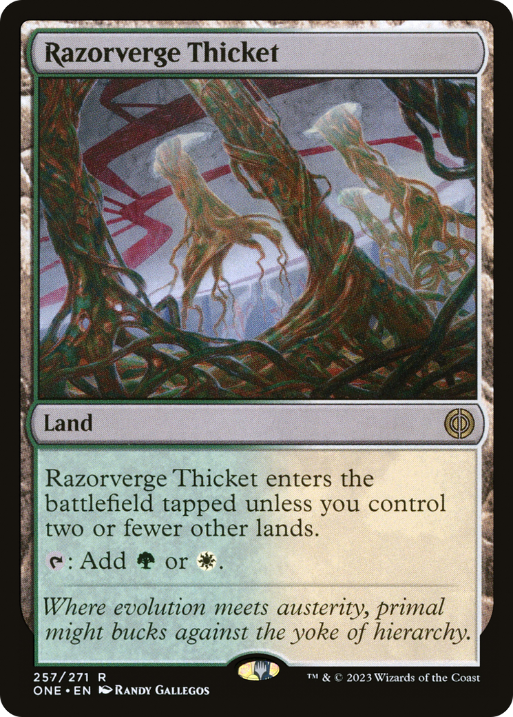 Razorverge Thicket [Phyrexia: All Will Be One] | Pegasus Games WI