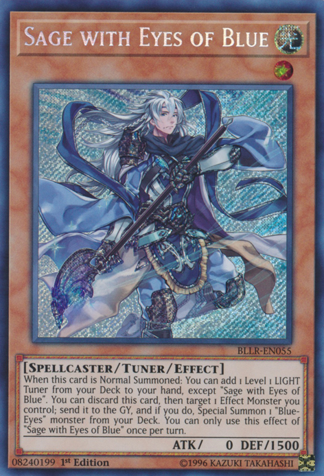 Sage with Eyes of Blue [BLLR-EN055] Secret Rare | Pegasus Games WI