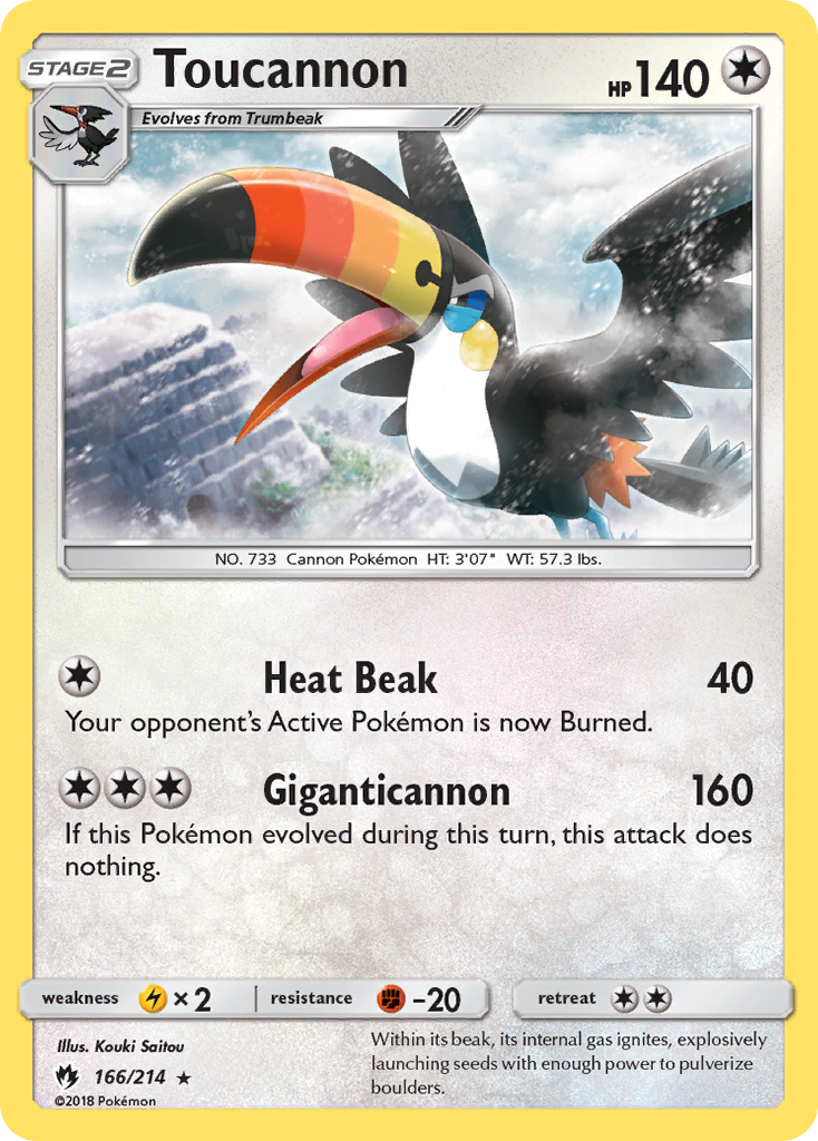 Toucannon (166/214) [Sun & Moon: Lost Thunder] | Pegasus Games WI