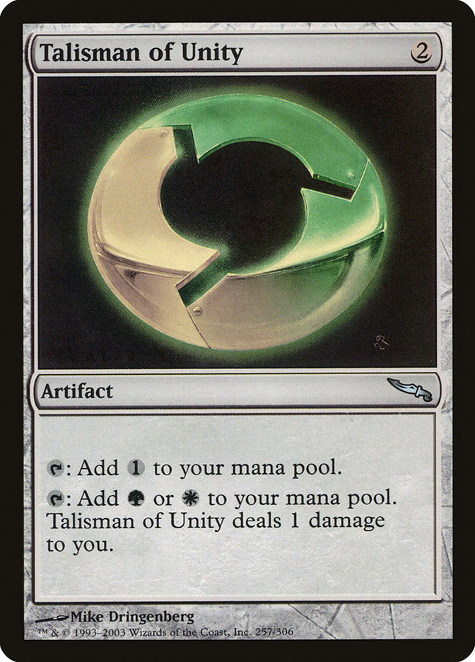 Talisman of Unity [Mirrodin] | Pegasus Games WI