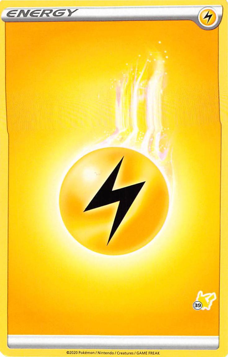 Lightning Energy (Pikachu Stamp #39) [Battle Academy 2022] | Pegasus Games WI