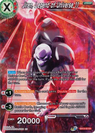 Jiren, Legend of Universe 11 [EX13-02] | Pegasus Games WI