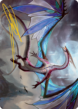 Moonveil Regent Art Card (Gold-Stamped Signature) [Innistrad: Midnight Hunt Art Series] | Pegasus Games WI