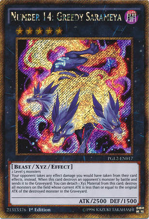 Number 14: Greedy Sarameya [PGL2-EN017] Gold Secret Rare | Pegasus Games WI