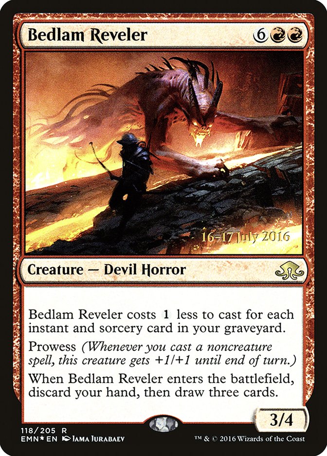 Bedlam Reveler [Eldritch Moon Prerelease Promos] | Pegasus Games WI