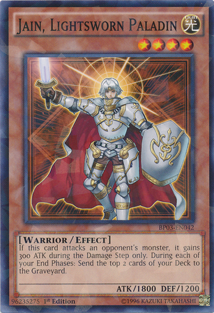 Jain, Lightsworn Paladin (Shatterfoil) [BP03-EN042] Rare | Pegasus Games WI