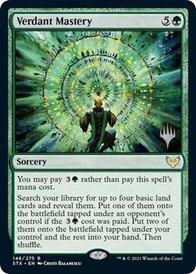 Verdant Mastery (Promo Pack) [Strixhaven: School of Mages Promos] | Pegasus Games WI