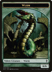 Saproling // Wurm Double-Sided Token [Ravnica Allegiance Guild Kit Tokens] | Pegasus Games WI