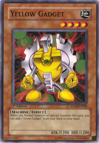 Yellow Gadget [SD10-EN008] Common | Pegasus Games WI