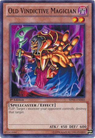 Old Vindictive Magician [BP01-EN060] Common | Pegasus Games WI