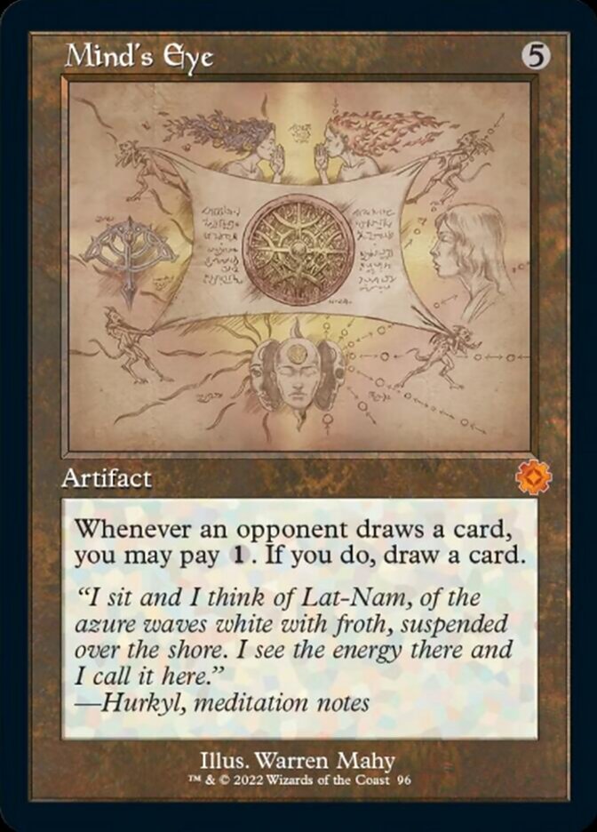 Mind's Eye (Retro Schematic) [The Brothers' War Retro Artifacts] | Pegasus Games WI