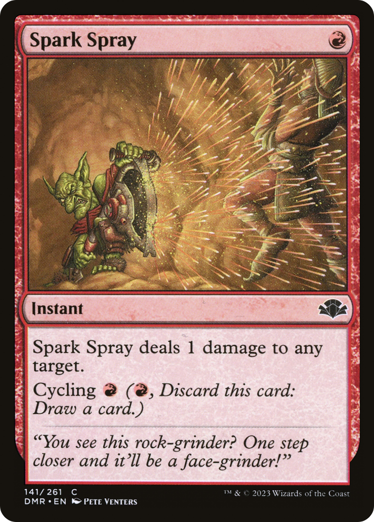 Spark Spray [Dominaria Remastered] | Pegasus Games WI