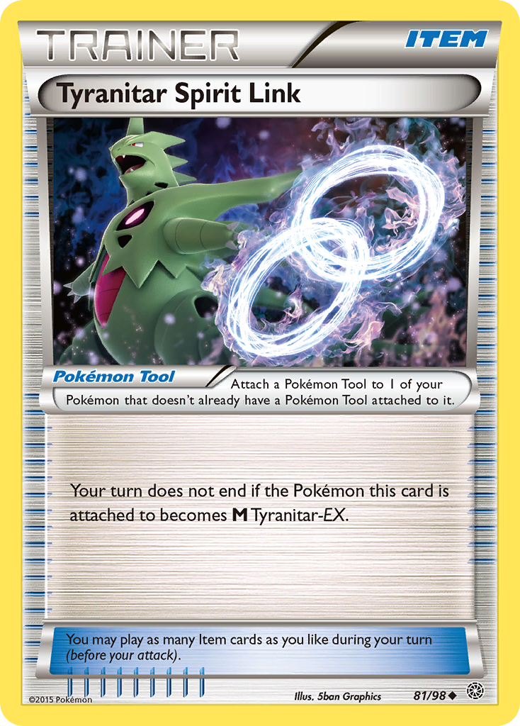 Tyranitar Spirit Link (81/98) [XY: Ancient Origins] | Pegasus Games WI