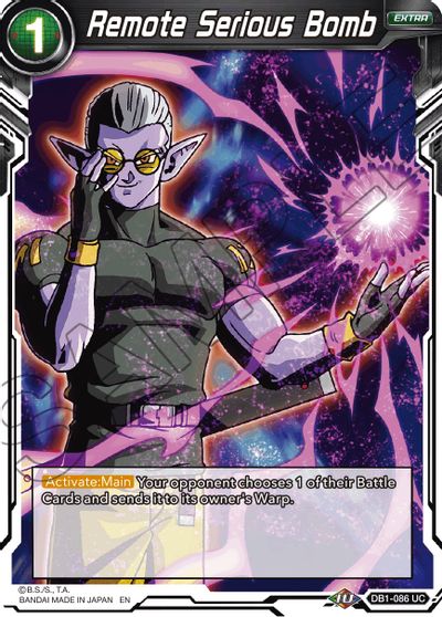 Remote Serious Bomb (Reprint) (DB1-086) [Battle Evolution Booster] | Pegasus Games WI