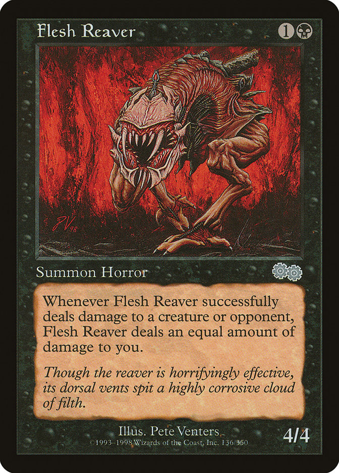 Flesh Reaver [Urza's Saga] | Pegasus Games WI