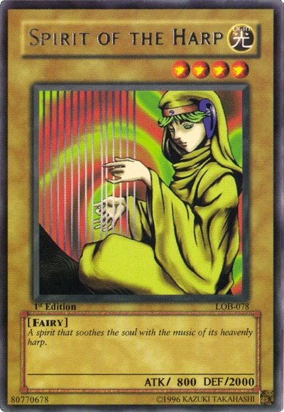 Spirit of the Harp [LOB-078] Rare | Pegasus Games WI