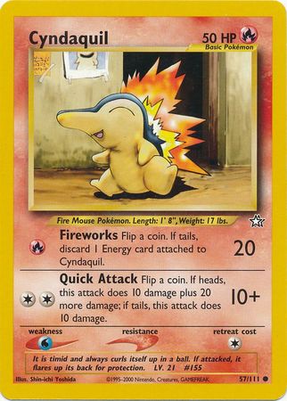 Cyndaquil (57/111) [Neo Genesis Unlimited] | Pegasus Games WI