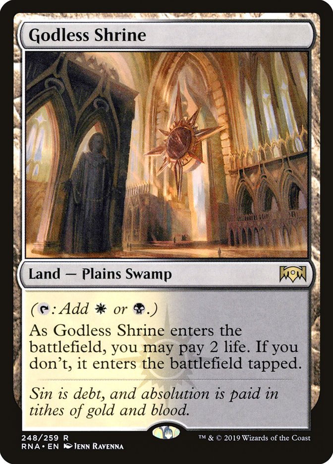 Godless Shrine [Ravnica Allegiance] | Pegasus Games WI
