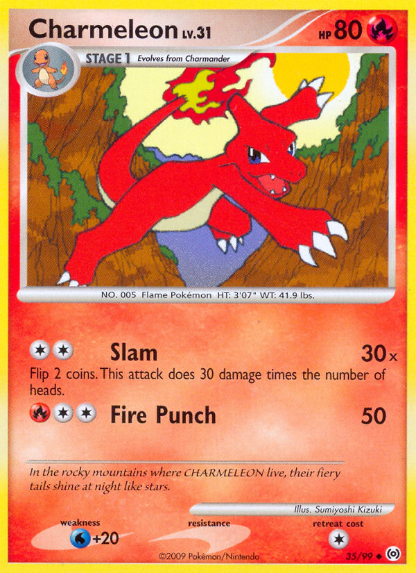 Charmeleon (35/99) [Platinum: Arceus] | Pegasus Games WI