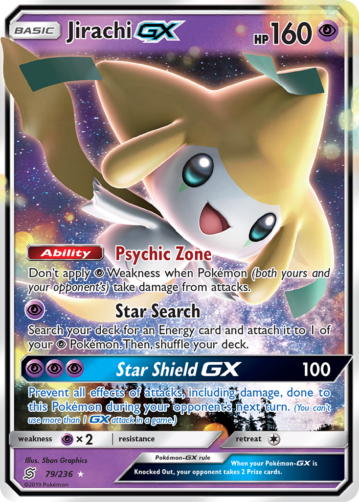 Jirachi GX (79/236) [Sun & Moon: Unified Minds] | Pegasus Games WI